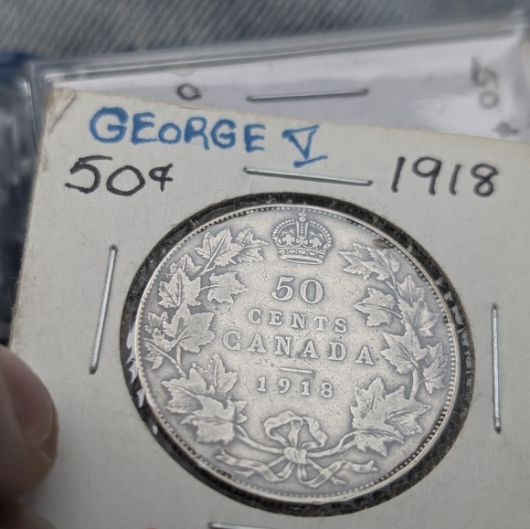 Silver Coin with King Portrait - Picture 3 of 3